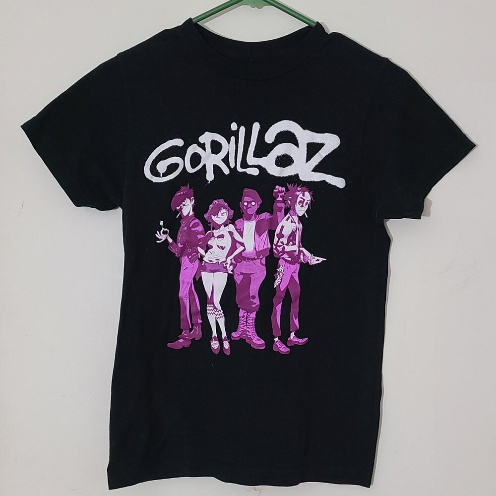 Gorillaz T-Shirt Band Small Purple Characters